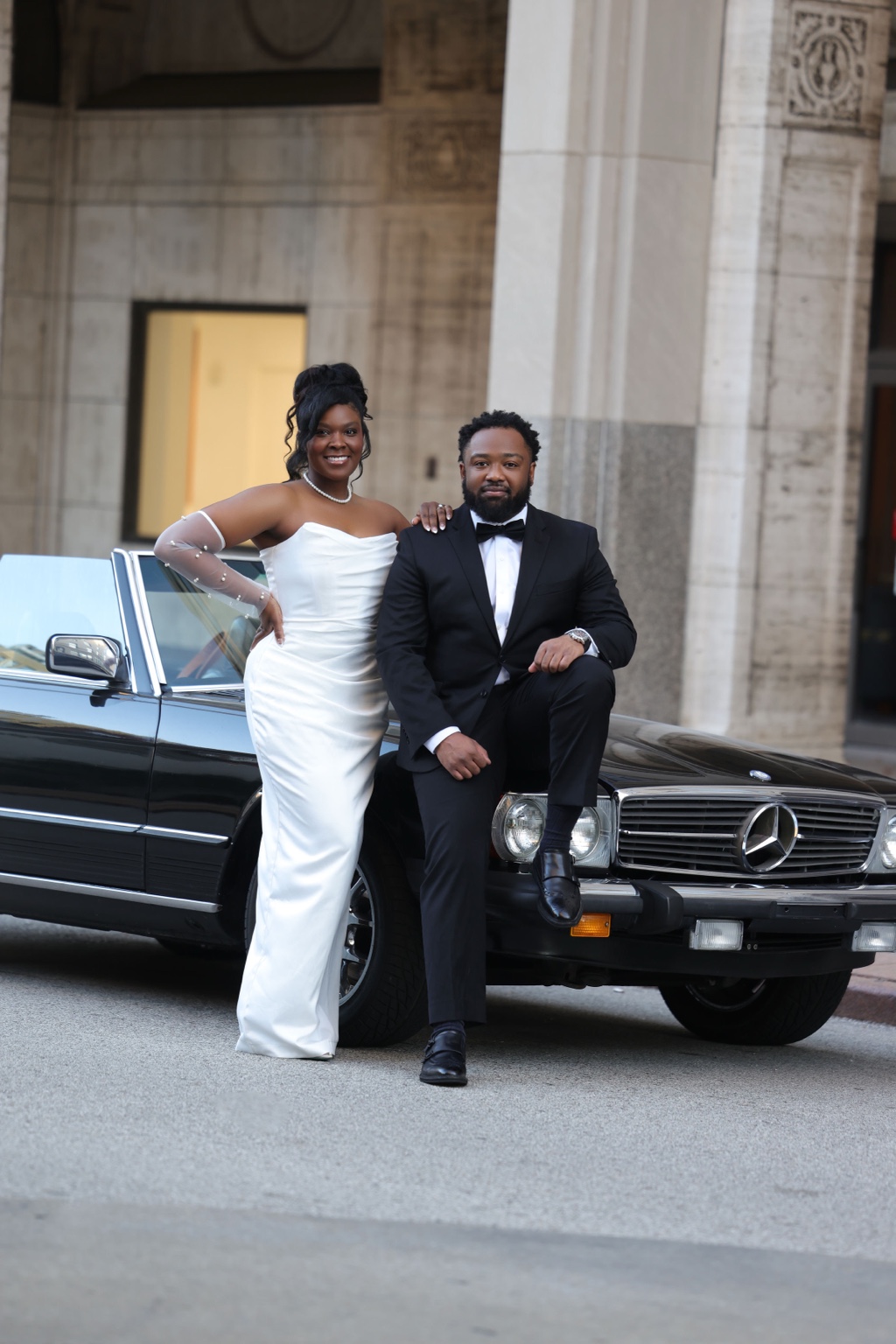 A Brown family wedding portrait